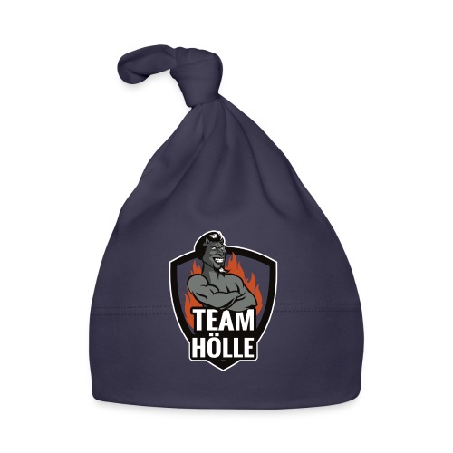 Team Hölle Logo s/w - Baby Bio-Mütze