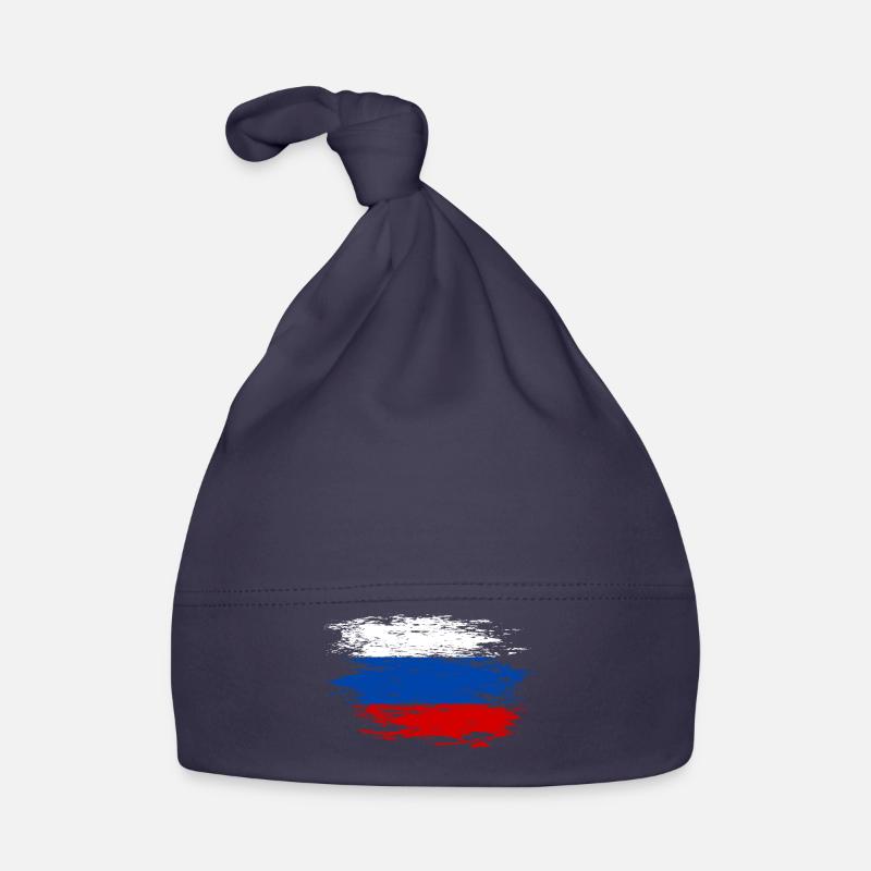 Drapeau russe utilisé Bonnet bio Bébé