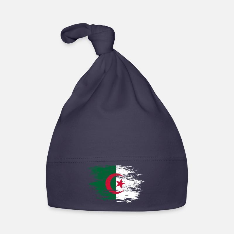 Algeria flag used Organic Baby Cap