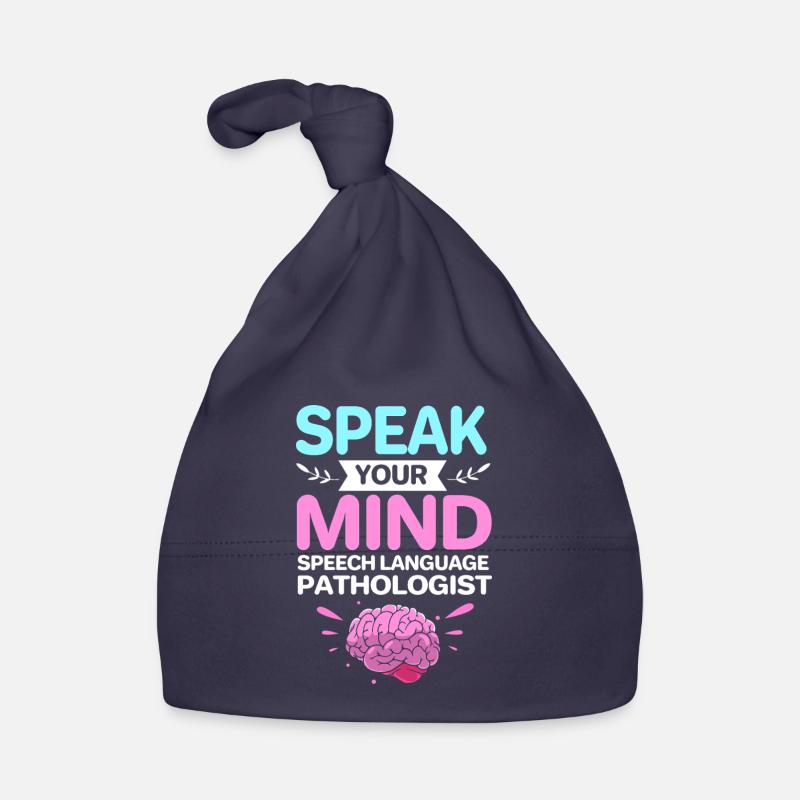 Speech Therapist Speech Therapy Speech Therapist Organic Baby Cap