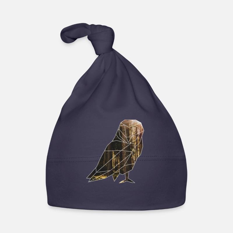 Le hibou dans la forêt Bonnet bio Bébé