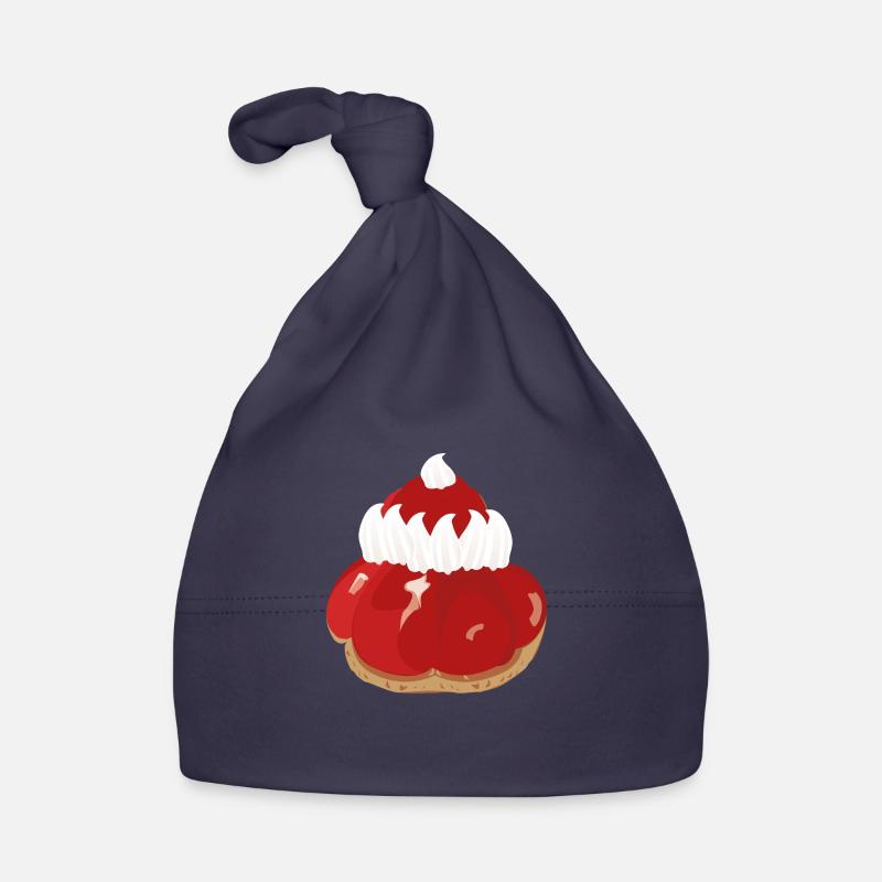 religieuse - Bonnet bio Bébé - marine