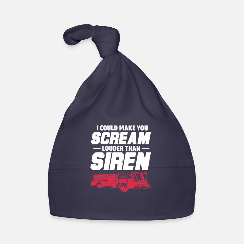 I could make you scream louder than siren Baby Bio-Mütze