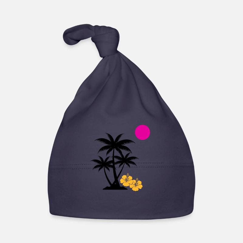 Palm Coucher de soleil Bonnet bio Bébé