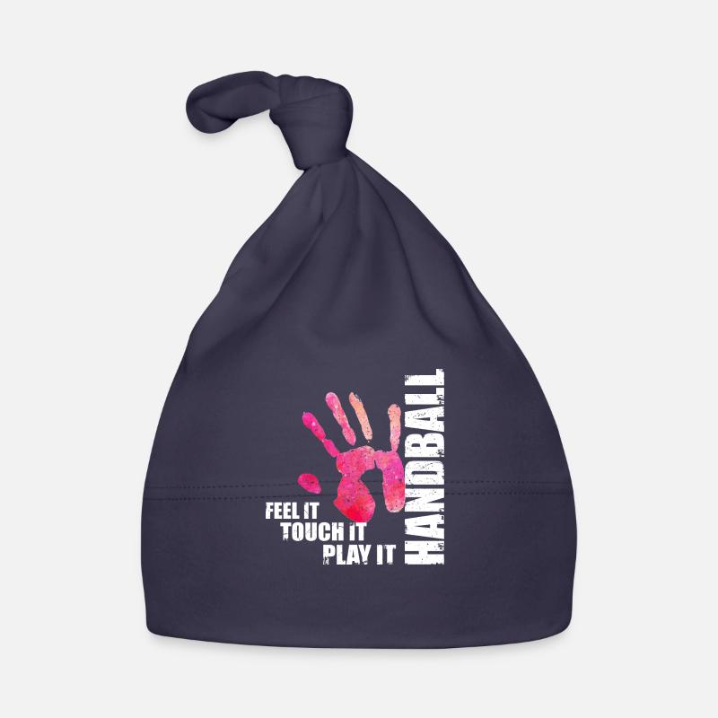 feel it touch it play it HANDBALL Organic Baby Cap