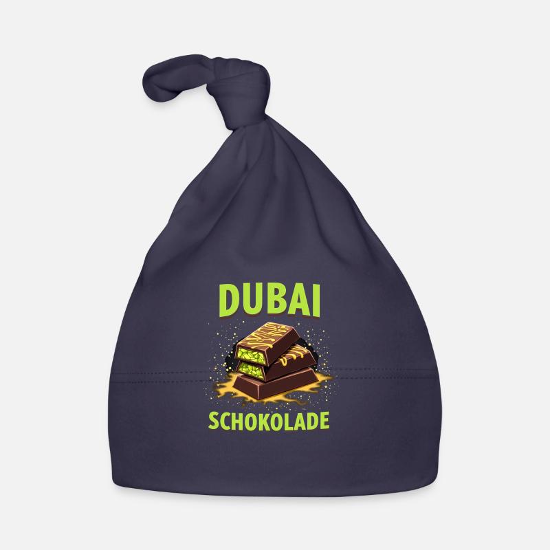 Dubai Chocolate - Chocolate Meme Organic Baby Cap