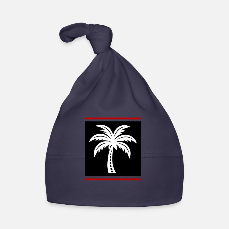 Palm Tree Icon Organic Baby Cap