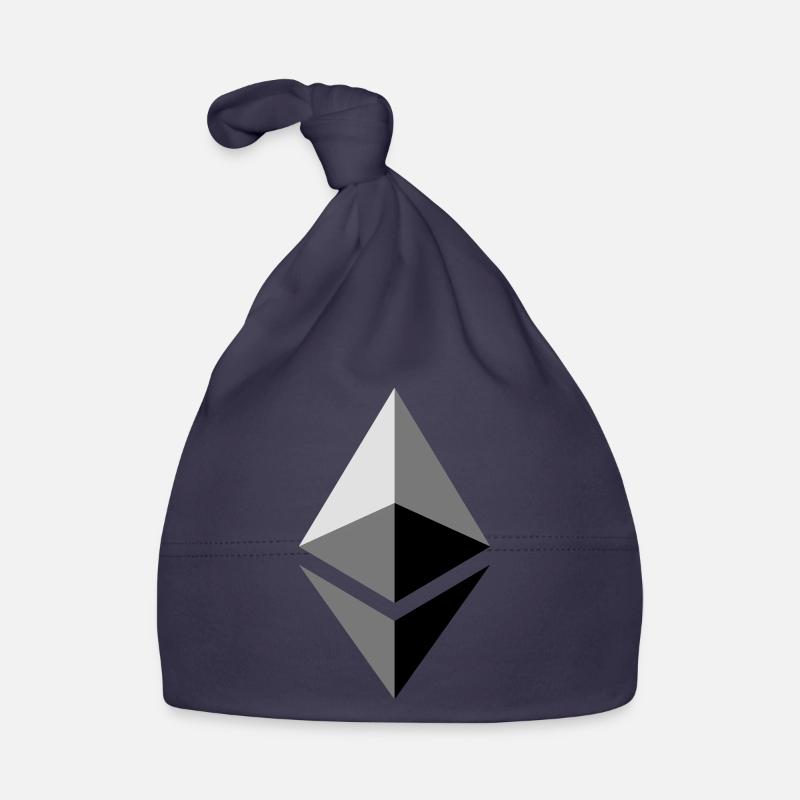 etherium ether ETH Organic Baby Cap