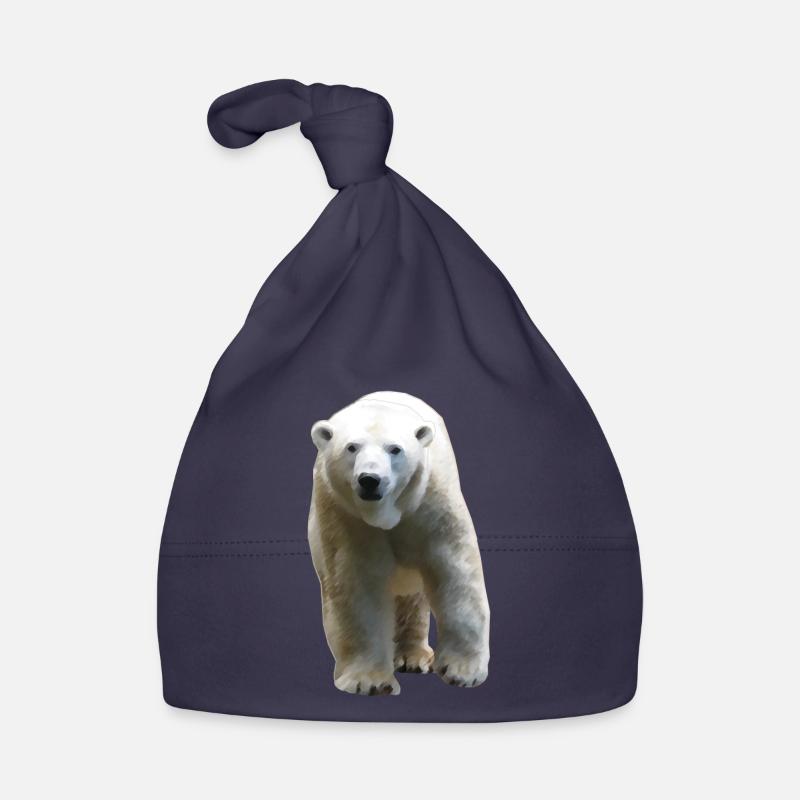 Polar Bear - Eisbär Baby Bio-Mütze