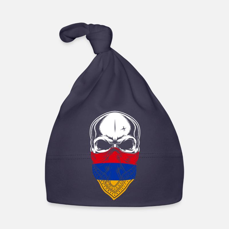 COLOMBIA SKULL Organic Baby Cap