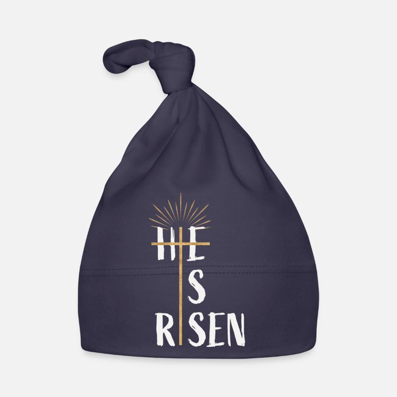 he is risen Organic Baby Cap