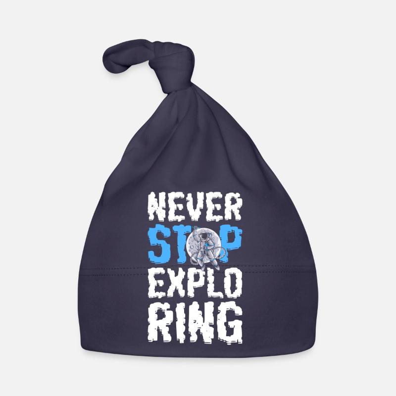 Astronaut stars Organic Baby Cap