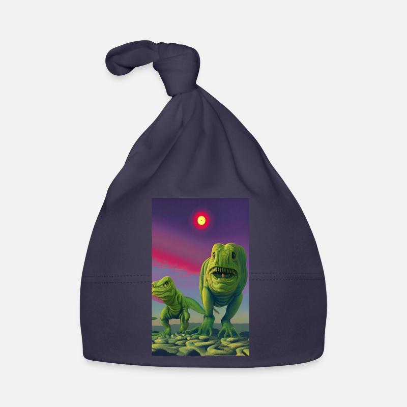 Creepy Horror Comic Alien sur une planète étrange Bonnet bio Bébé