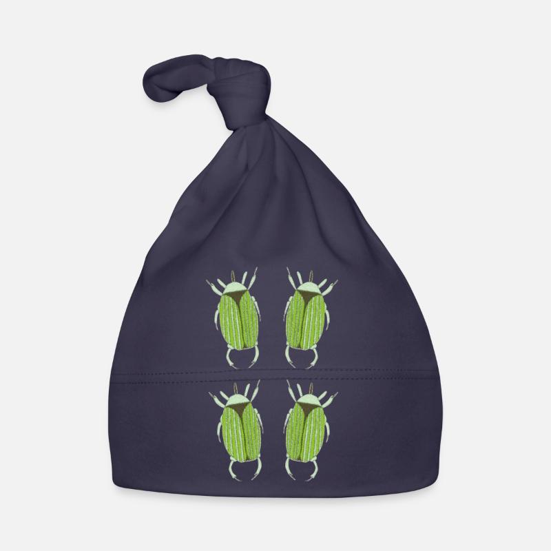 insecte vert Bonnet bio Bébé