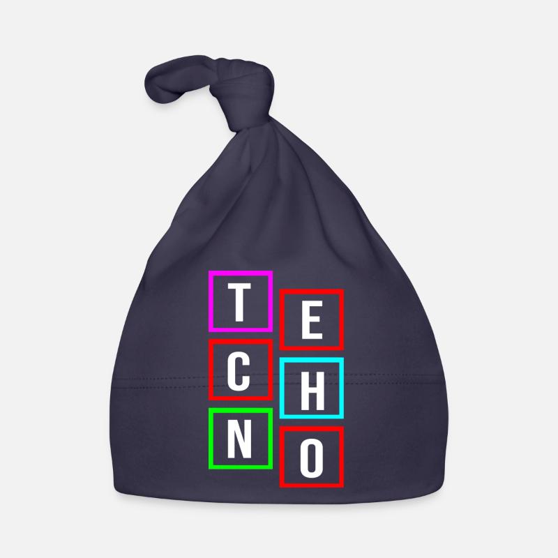 techno logo Organic Baby Cap