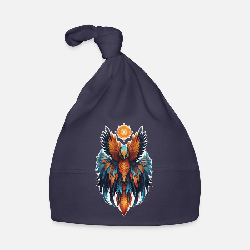 phenix - phoenix - oiseau de feu Bonnet bio Bébé