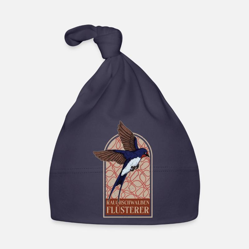 Barn Swallow Whisperer Austria Bird Organic Baby Cap