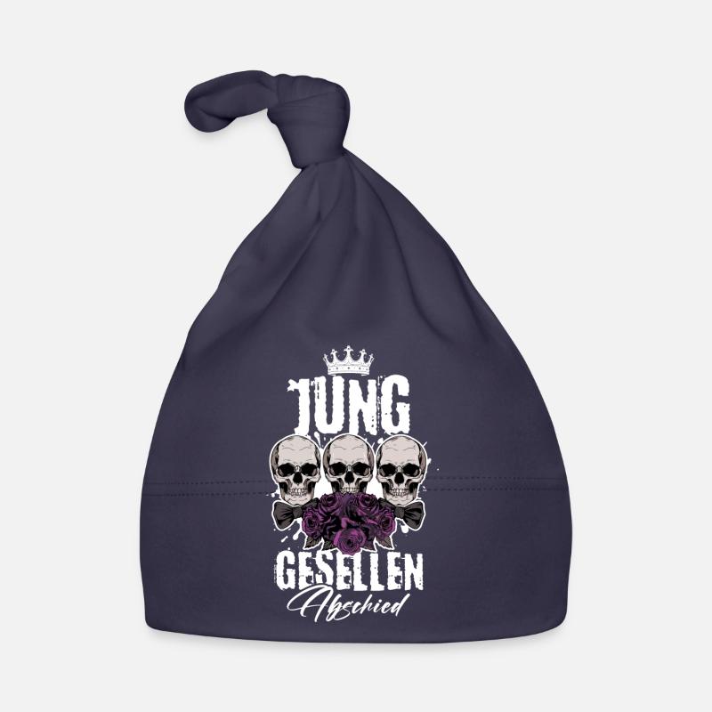 Bachelor Party Skull Jga Organic Baby Cap