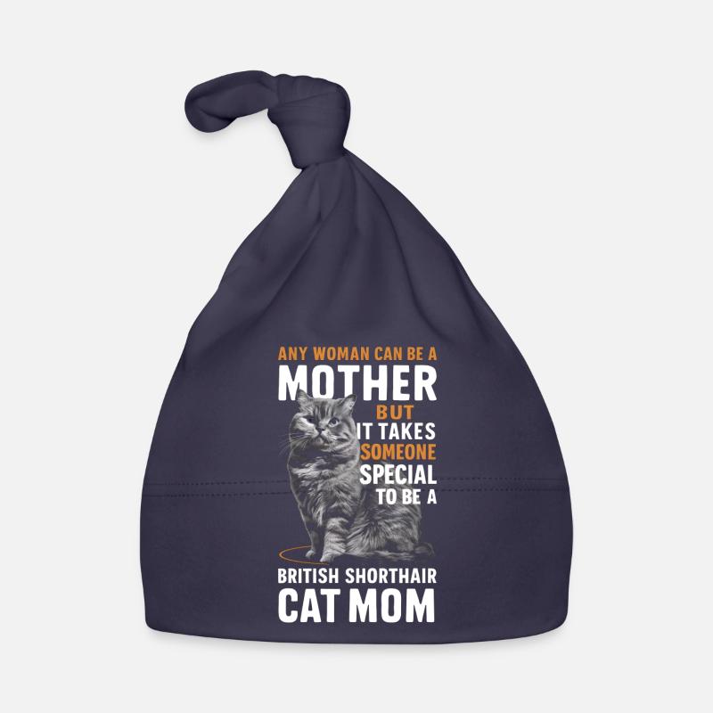 Katze Britisch Kurzhaar Geschenk Baby Bio-Mütze