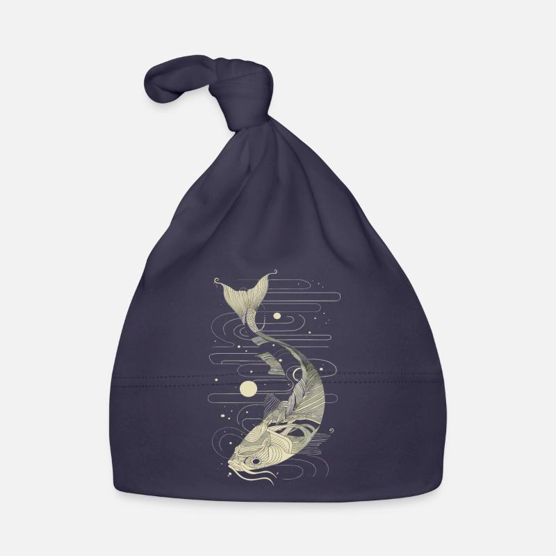 Fish Graphic Organic Baby Cap