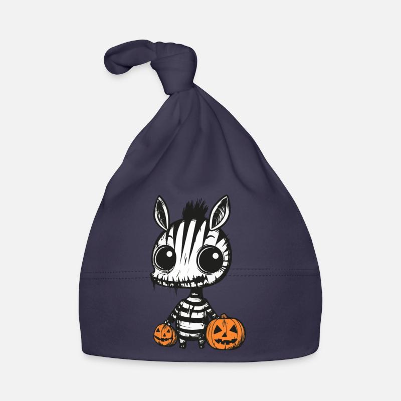 Zebra Halloween Zombie Baby Bio-Mütze