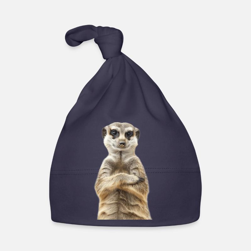 Erdmännchen Baby Bio-Mütze