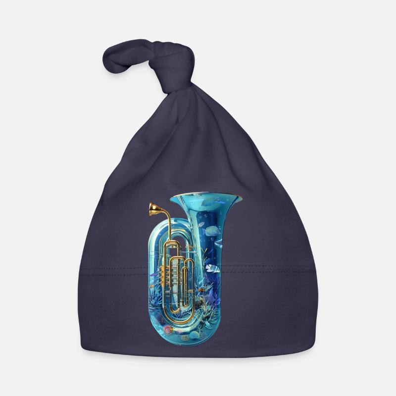 Tuba de poisson Bonnet bio Bébé