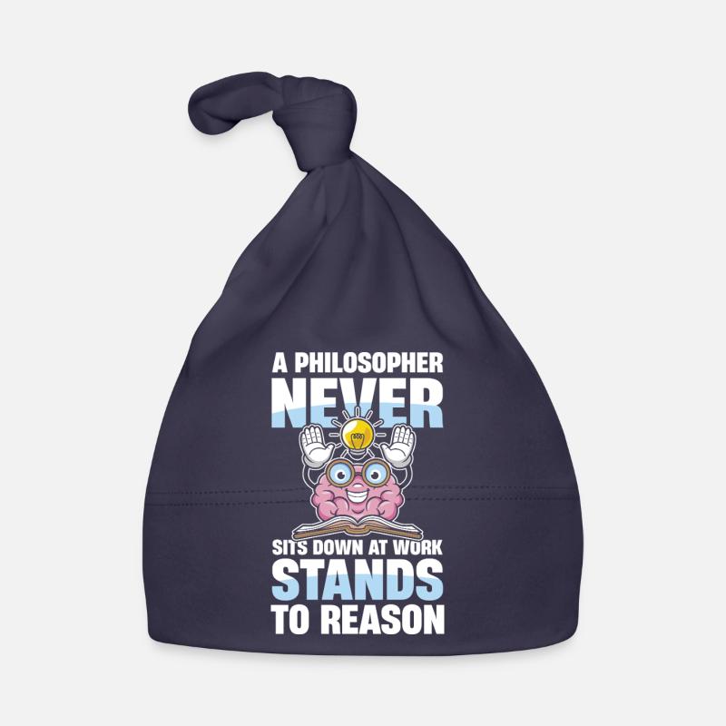  A Philosopher Never Sits Down At Work Stands To Baby Bio-Mütze