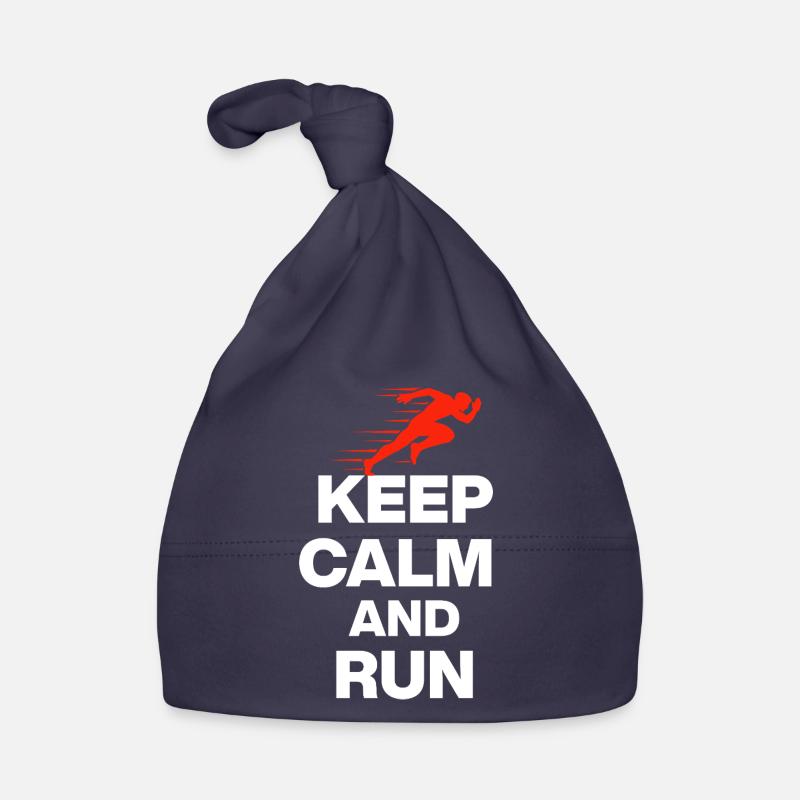 KEEP CALM AND RUN! Baby Bio-Mütze