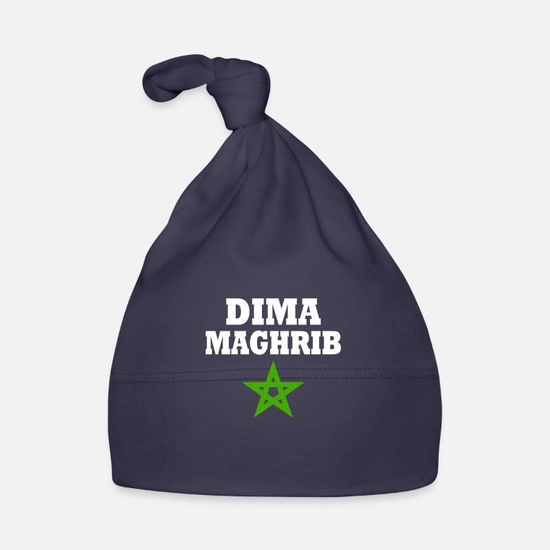 Dima maghrib - Bonnet bio Bébé - marine