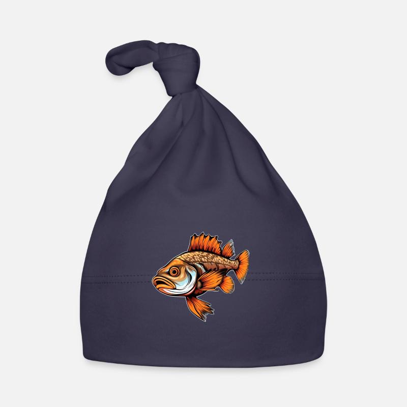 Zander Fish – Conception de pêche respectueuse de la nature Bonnet bio Bébé