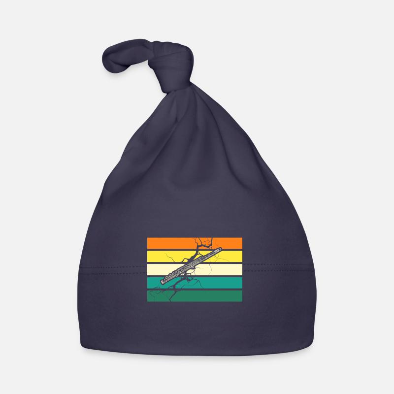 Flute player Organic Baby Cap