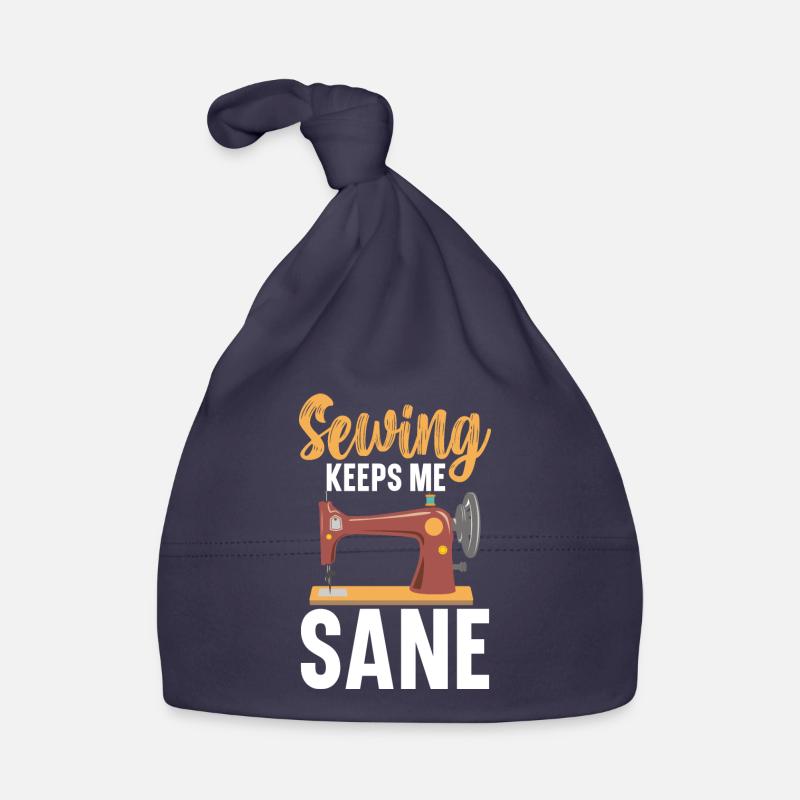 Sewing Keeps Me Sane Quilting Crochet Sewing Organic Baby Cap