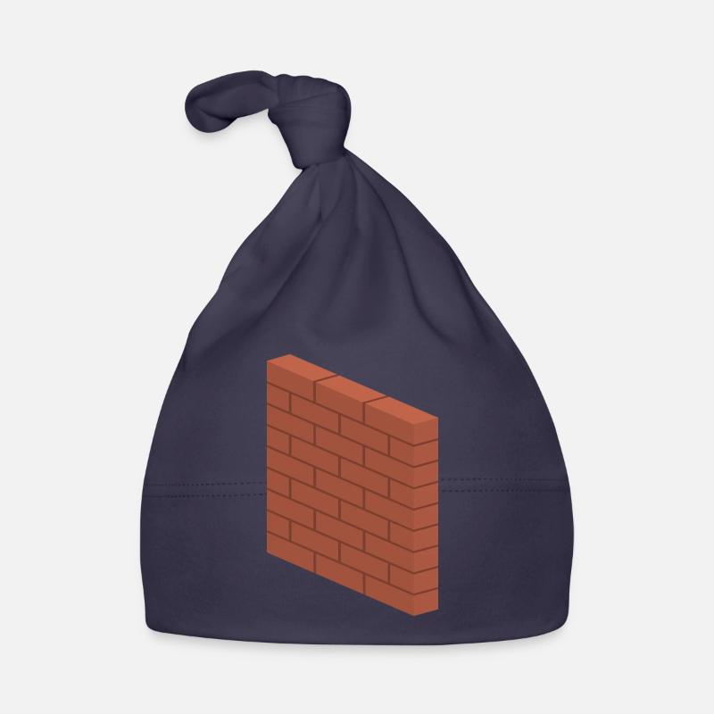 Brick Wall - Construction Masonry Building Mason Organic Baby Cap