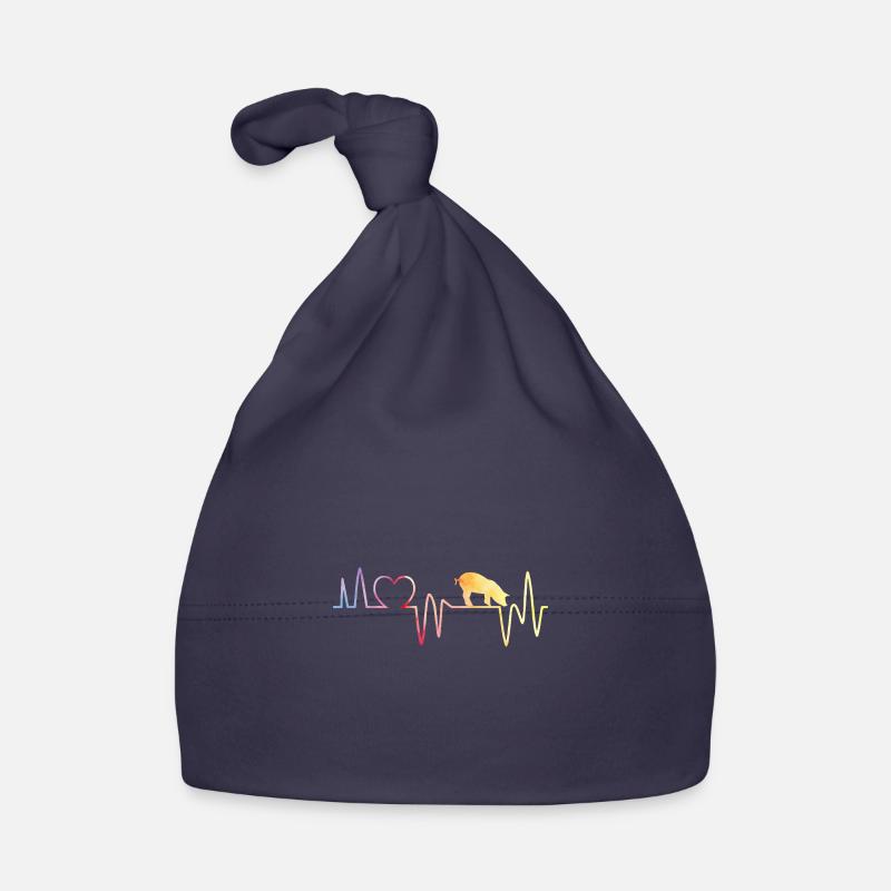 Heartbeat Pig Organic Baby Cap