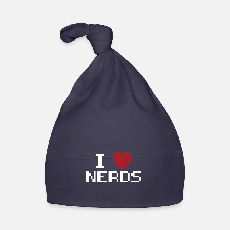 I Love Nerds tshirt - I Heart Nerds Organic Baby Cap