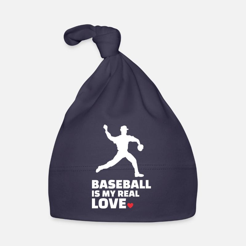 J’adore le baseball élégant Bonnet bio Bébé