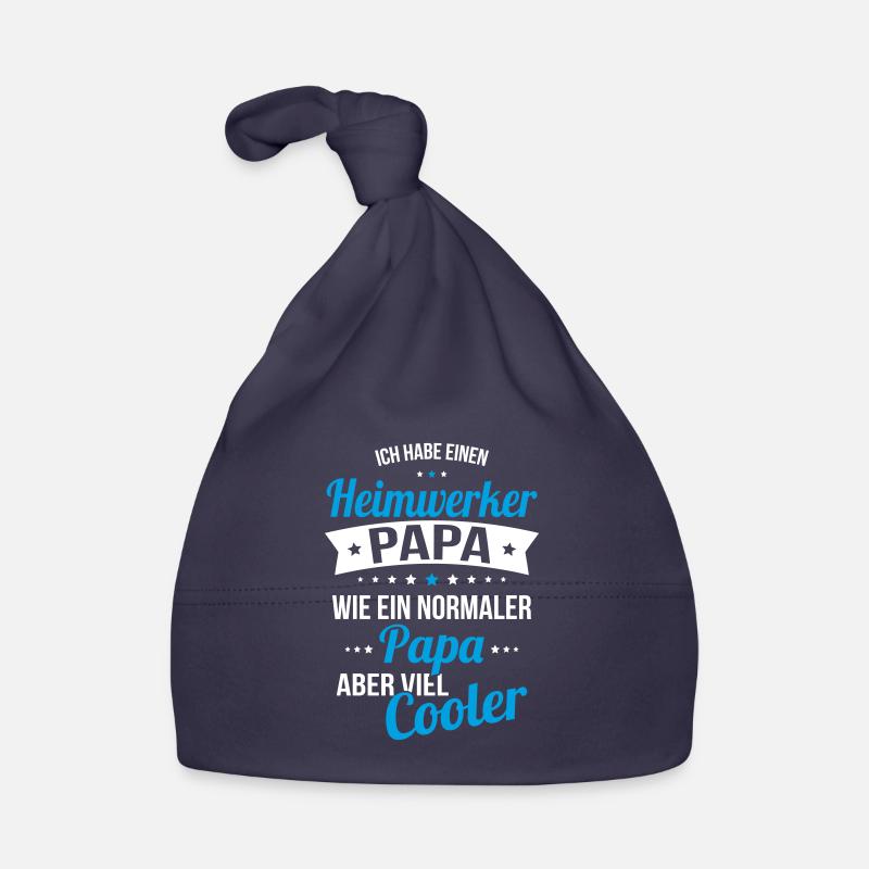 J’ai un papa bricoleur comme un papa normal Bonnet bio Bébé