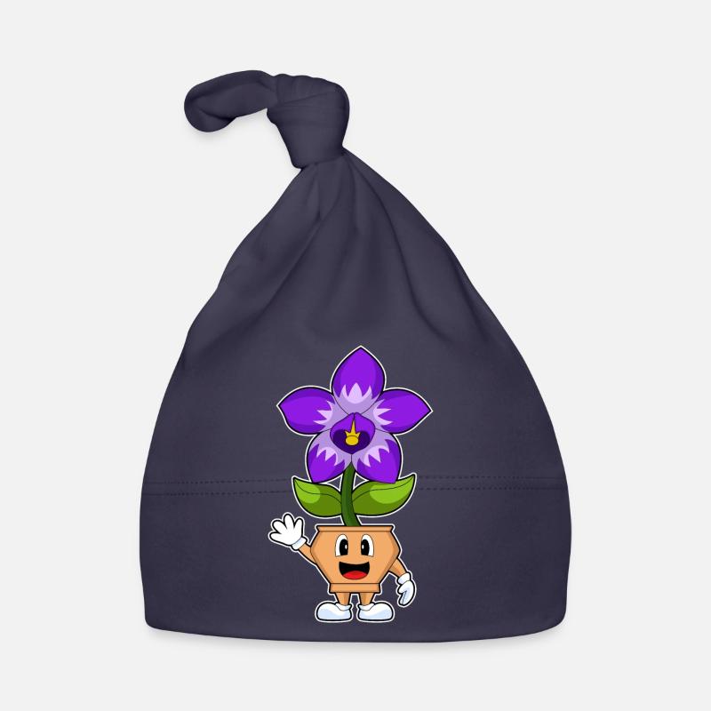 Blumentopf Orchidee Blumen Baby Bio-Mütze