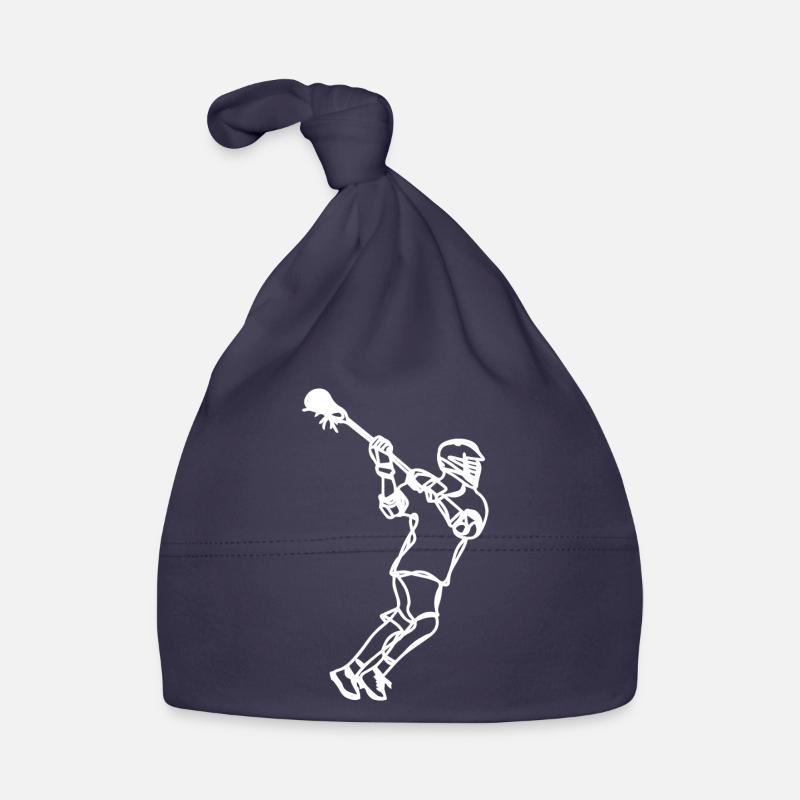 Lacrosse Professional Drawing Organic Baby Cap