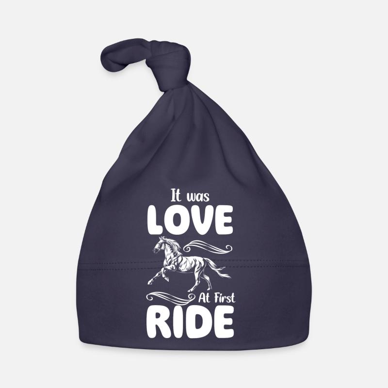 Équitation Ride Friendship Stud - Bonnet bio Bébé - marine
