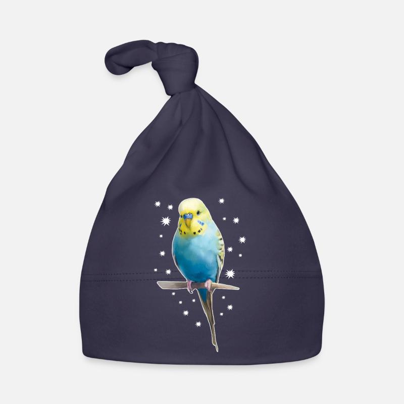 Étoiles de perruche Bonnet bio Bébé