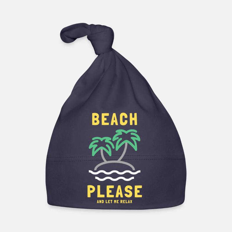 Strand bitte, und lass mich entspannen Baby Bio-Mütze