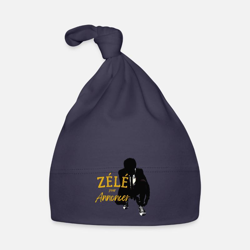 Zélé pour annoncer - Eph/6:15 - Bonnet bio Bébé - marine