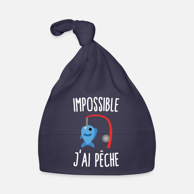Impossible j'ai pêche Bonnet bio Bébé