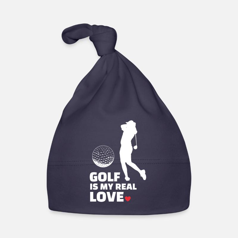 I love golf Organic Baby Cap
