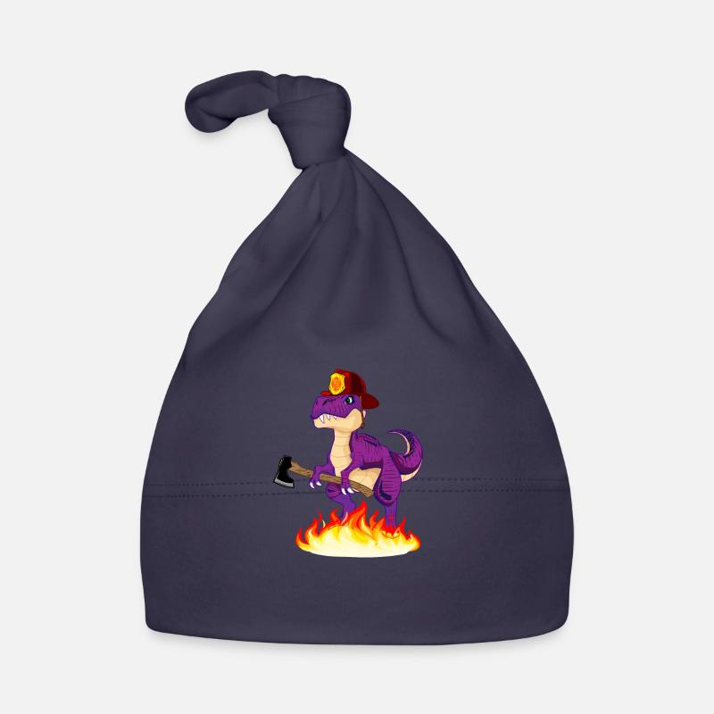 Fire Brigade Dinosaurs Organic Baby Cap