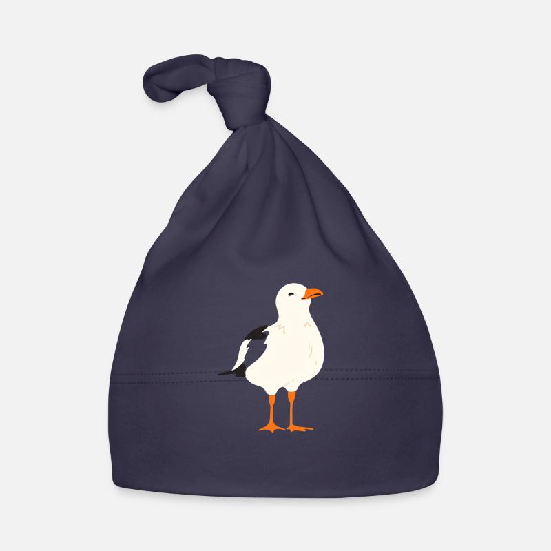 Mouette - Bonnet bio Bébé - marine