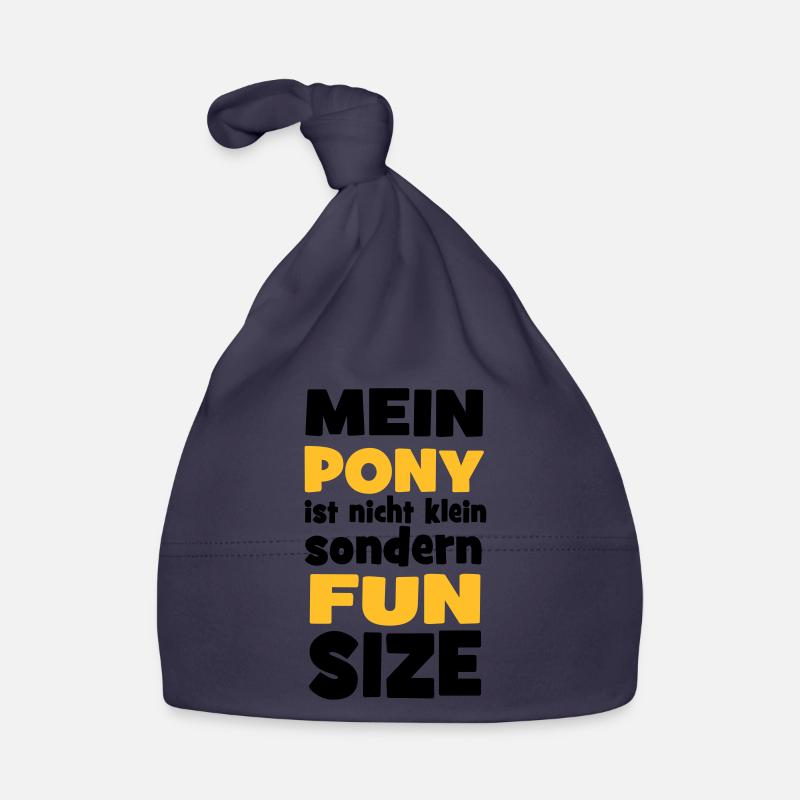 Pony Baby Bio-Mütze