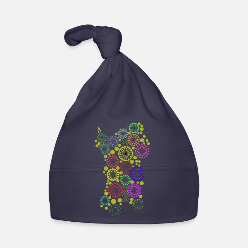sardaigne en couleur2 - Bonnet bio Bébé - marine